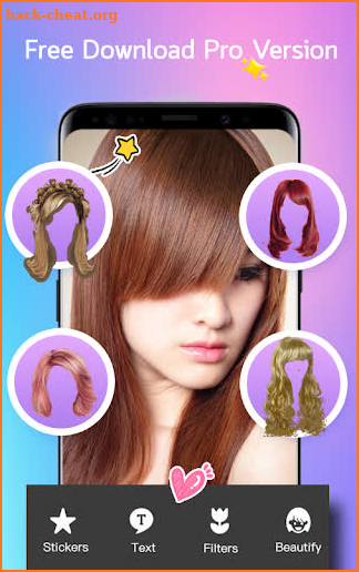 Hairstyles Color Changer & Wigs screenshot