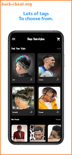 Hairstyles for Boys 2023 screenshot