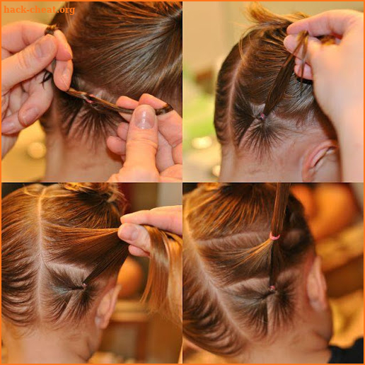Hairstyles for children for short hair screenshot