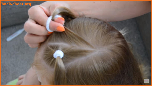 Hairstyles for children step by step on short hair screenshot