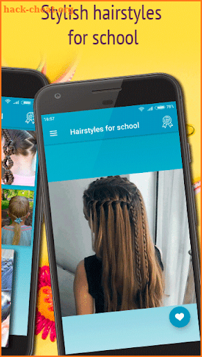 Hairstyles for school screenshot