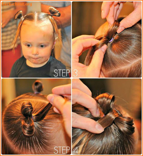 Hairstyles for short hair for children screenshot