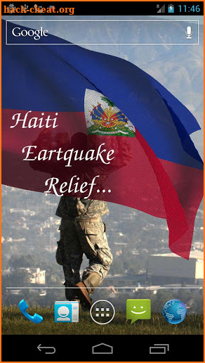 Haiti Flag Live Wallpaper screenshot