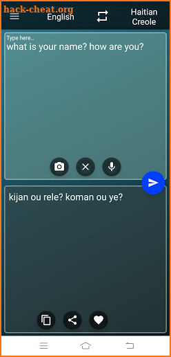 Haitian Creole English & camera Translator screenshot