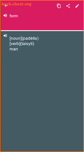 Haitiancreole - Lithuanian Dictionary (Dic1) screenshot