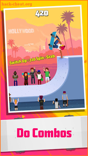Halfpipe Hero - Retro Skateboarding Arcade Action screenshot