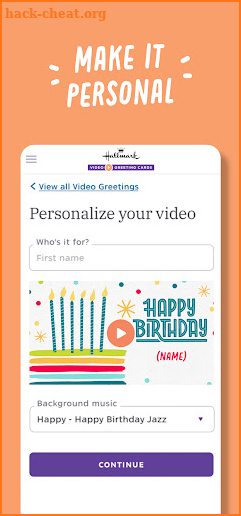 Hallmark Video Greeting Cards screenshot