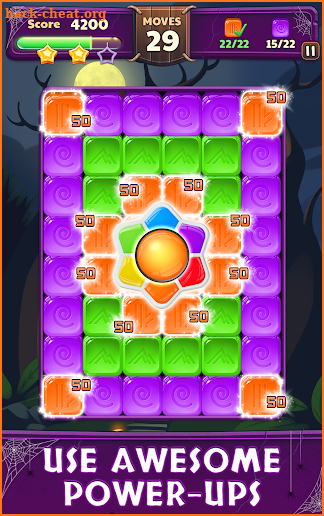 Halloween Blast - Crush the Cubes screenshot