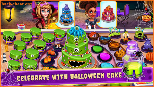 Halloween Cafe Shop: Chef Restaurant Cooking Games screenshot