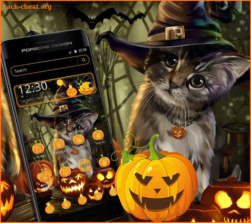 Halloween Cat Theme screenshot