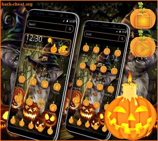 Halloween Cat Theme screenshot