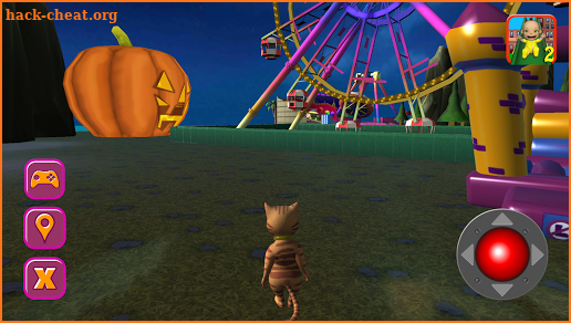 Halloween Cat Theme Park 3D screenshot