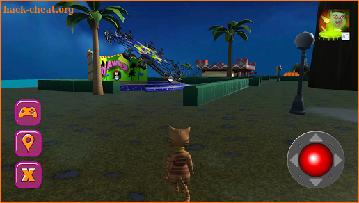 Halloween Cat Theme Park 3D screenshot