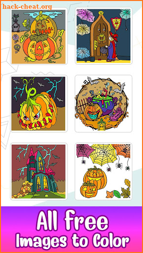 Halloween Color by Number - Horror Coloring Book screenshot