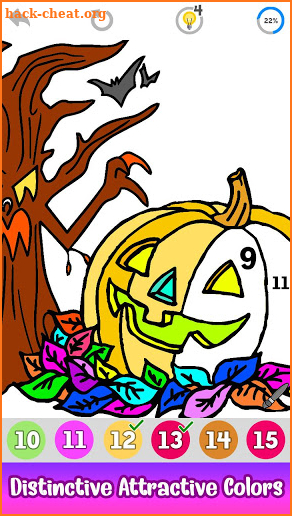 Halloween Color by Number - Horror Coloring Book screenshot