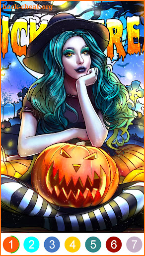 Halloween Color-Coloring games screenshot