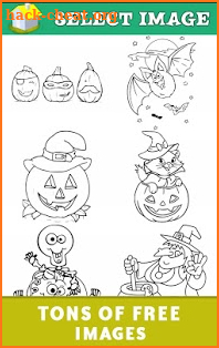 Halloween Coloring Book Pages For Kids screenshot