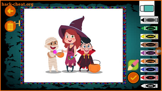 Halloween Coloring Book - Trick or Treat screenshot