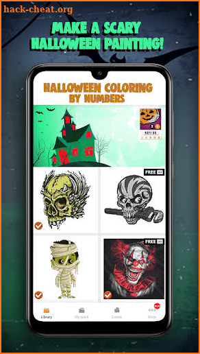 Halloween Coloring By Numbers screenshot