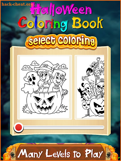 Halloween Coloring Page Games screenshot