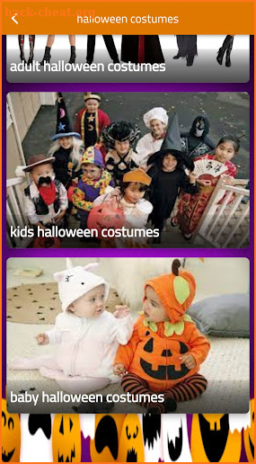 halloween costumes screenshot
