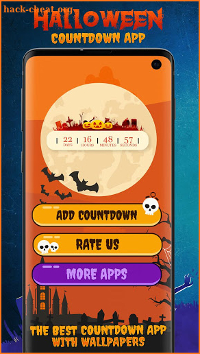 Halloween Countdown App ⌛ Countdown To Halloween screenshot