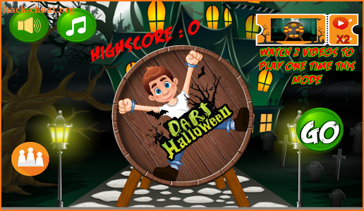 Halloween dart wheel screenshot