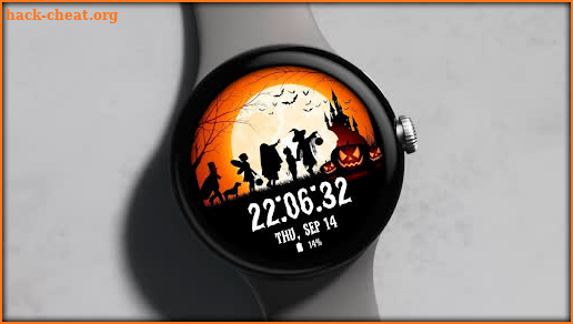 Halloween Digital X1 WatchFace screenshot