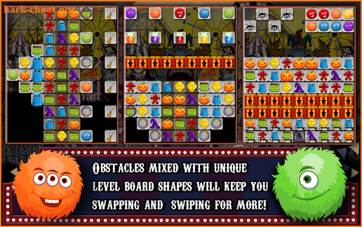 Halloween Drops 3 - Match three puzzle screenshot