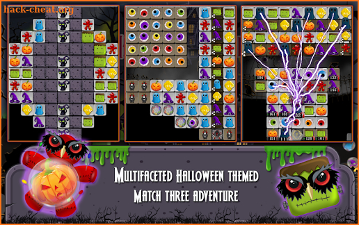 Halloween Drops 4 - Match three puzzle screenshot