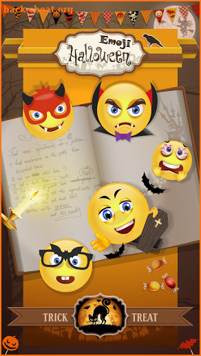 Halloween Emoji Kika Keyboard screenshot