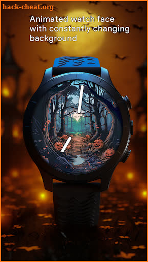 Halloween Forest Watch Face screenshot