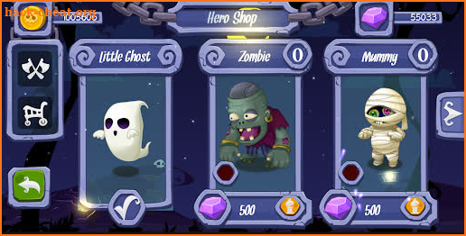 Halloween ghost: Help the monster survive screenshot