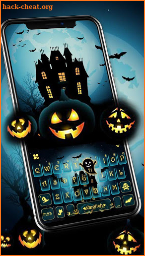 Halloween Ghost Keyboard Theme screenshot