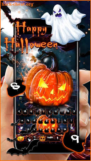 Halloween Gravity Keyboard screenshot