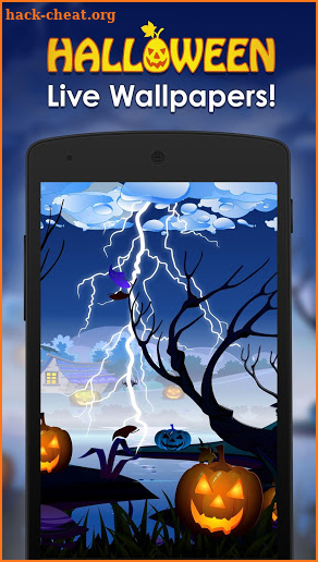 Halloween Live Wallpaper and Tamagotchi Pet screenshot