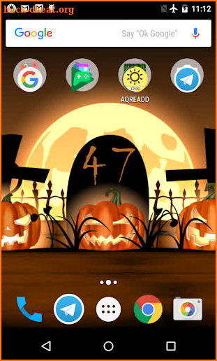 Halloween Live Wallpaper  with sounds premium screenshot