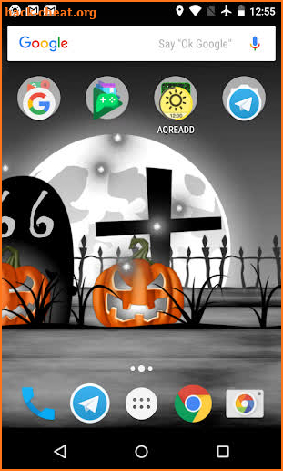 Halloween Live Wallpaper  with sounds premium screenshot