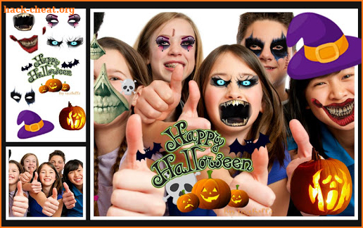 Halloween Makeup-Scary Mask-ghost Photo Editor screenshot