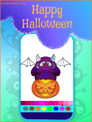 Halloween Monster Coloring Book screenshot