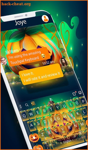 Halloween Night Keyboard Theme screenshot