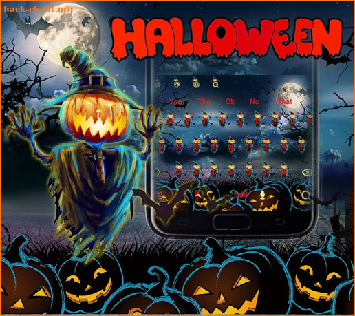 Halloween Night Keyboard Theme 2018 New screenshot