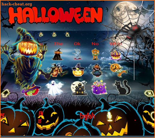 Halloween Night Keyboard Theme 2018 New screenshot