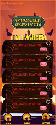 Halloween night piano tiles screenshot