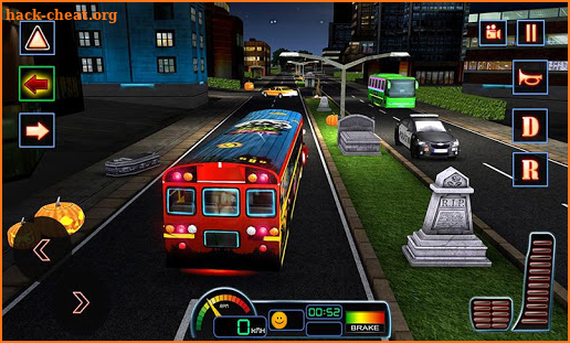 Halloween Party Bus Driver 3D screenshot
