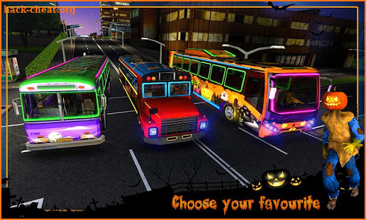 Halloween Party Bus Driver 3D screenshot
