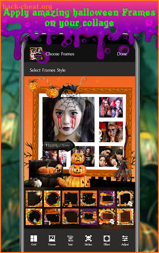 Halloween Photo Collage Maker screenshot