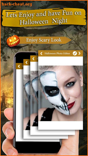 Halloween Photo Frames Editor: Scary Face Makeover screenshot