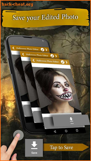 Halloween Photo Frames Editor: Scary Face Makeover screenshot