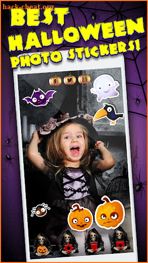 📸Halloween Photo Stickers - Photo Makeover App screenshot